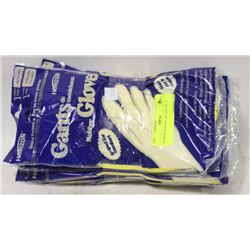 RUBBER GLOVES   XL  LOT OF 12