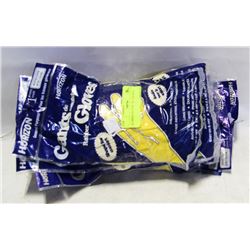 RUBBER GLOVES   XL  LOT OF 12