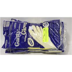 RUBBER GLOVES   XL  LOT OF 12