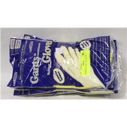 RUBBER GLOVES   LARGE  LOT OF 12