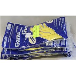 RUBBER GLOVES   LARGE  LOT OF 12