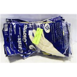 RUBBER GLOVES   LARGE  LOT OF 12