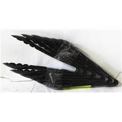 BUNDLE OF 6 NEW BLACK TONGS