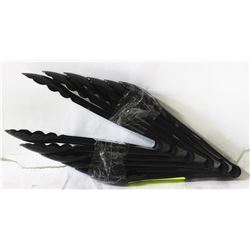 BUNDLE OF 6 NEW BLACK TONGS
