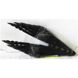BUNDLE OF 6 NEW BLACK TONGS