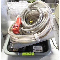 COLD PLATE WITH DISPENSING GUN AND BEVERAGE CO2