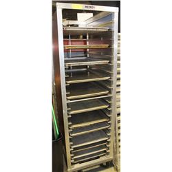 METRO TRAY RACK WITH TRAYS - REMOVABLE ENCLOSED
