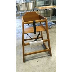 WOODEN HIGH CHAIR