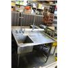 Image 1 : S/S COMMERCIAL SINK W/ PRE-RINSE