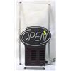 Image 1 : OPEN BUSINESS HOURS SIGN & PORTABLE CABINET STRIPS
