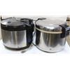 Image 1 : GROUP OF 2 LARGE RICE COOKERS