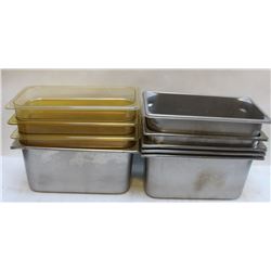 BOX FULL OF PLASTIC & S/S INSERTS