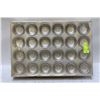 Image 1 : LOT OF 7 MUFFIN PANS, 24 MUFFINS PER PAN