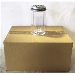 CHEESE OR PEPPER SHAKERS LOT OF 12 NEW