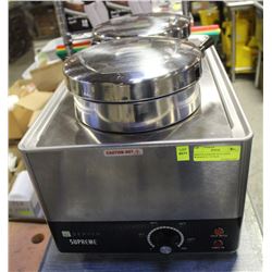 SERVER SUPREME DUAL-SOUP WARMER W/ EXTRAS