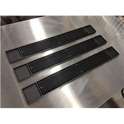 3.25" X 27" BAR RAIL SPILL MATS - LOT OF 3