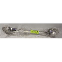 15" STAINLESS SPOONS MIX - LOT OF 8