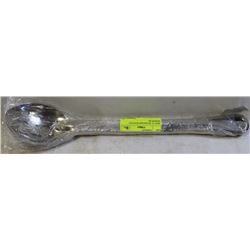 NEW 15" STAINLESS SLOTTED SPOONS (6)