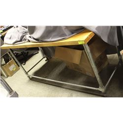 LARGE BUTCHER BLOCK COUNTERTOP TABLE W/ LEGS