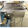 Image 1 : SINGLE WELL S/S COMMERCIAL KITCHEN SINK W/ RUNOFF