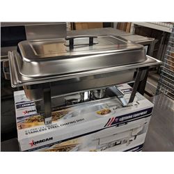 9L STAINLESS CHAFING DISH WITH FIXED LEGS