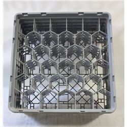 CAMBRO NEW GLASS DISH STORAGE RACK HIGH GLASSES