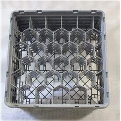 CAMBRO NEW GLASS DISH STORAGE RACK HIGH GLASSES