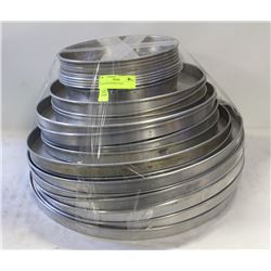 25 ASSORTED PIZZA PANS