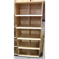 COMMERCIAL GRADE WOOD STORE DISPLAY SHELVING
