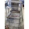 Image 1 : GROUP OF 3 WIRE-STORAGE RACKS