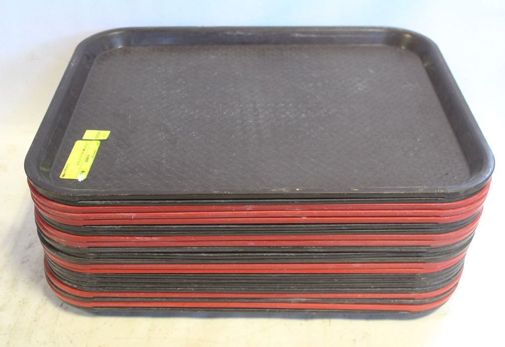 Stack Of Trays STACK OF CAFETERIA SERVING TRAYS