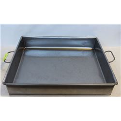 HEAVY DUTY STRAP ROASTING PAN 20"X20"