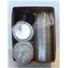 Image 1 : CASE OF 9" CLEAR DOME LIDS AND IMPACT PLATES