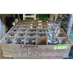 LOT OF 36 EMBASSY 11 OZ GLASSES,