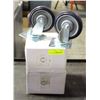Image 1 : NEW CASTORS - 2 LOCKING, 2 NON-LOCKING WITH 4"