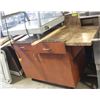 Image 1 : WOODEN CUSTOMER SERVICE CABINET/PREP AREA