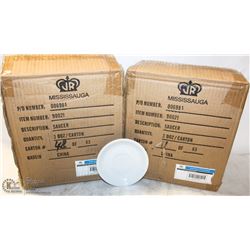 LOT OF 72 NEW SAUCERS 12.7 CMS WIDE