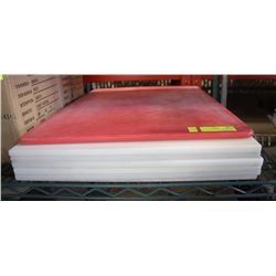 LOT OF 7 SQUARE CUTTING BOARDS