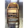 Image 1 : GROUP OF 2 COMMERCIAL WOODEN HIGH CHAIRS