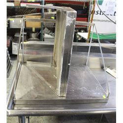 GROUP OF 2 S/S WALL SHELVES