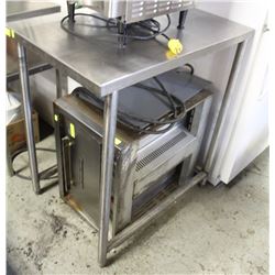 S/S COMMERCIAL TABLE 24" X 36" X 40"