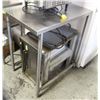 Image 1 : S/S COMMERCIAL TABLE 24" X 36" X 40"