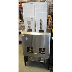 LARGE DOUBLE HEAD MILK MACHINE, COME WITH 8 CRATES