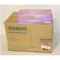 CASE OF XL RONCO  GOLDTOUCH VINYL DISPOSABLE GLOVE