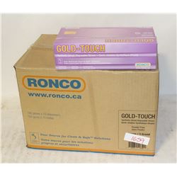 CASE OF XL RONCO  GOLDTOUCH VINYL DISPOSABLE GLOVE