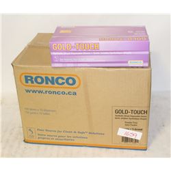 CASE OF XL RONCO  GOLDTOUCH VINYL DISPOSABLE GLOVE