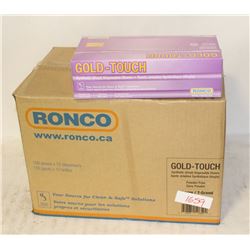 CASE OF XL RONCO  GOLDTOUCH VINYL DISPOSABLE GLOVE