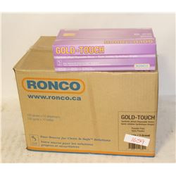 CASE OF XL RONCO  GOLDTOUCH VINYL DISPOSABLE GLOVE
