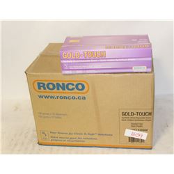 CASE OF XL RONCO  GOLDTOUCH VINYL DISPOSABLE GLOVE