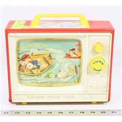 1966 FISHER PRICE GIANT SCREEN MUSIC BOX TV